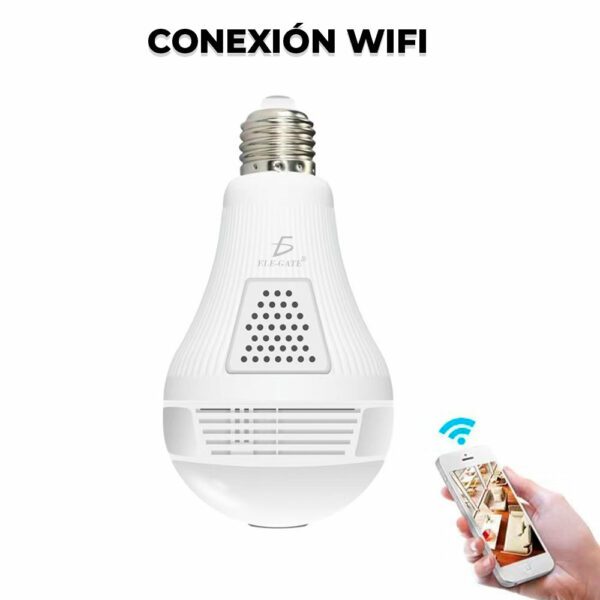 Camara GENERICA  Espia Ip Wifi Foco 360 Vision Panoramic